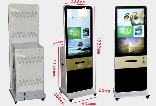 42 дюймов lcd tft hd оплата фото сделанный Тотем стенд киоск терминал с принтером