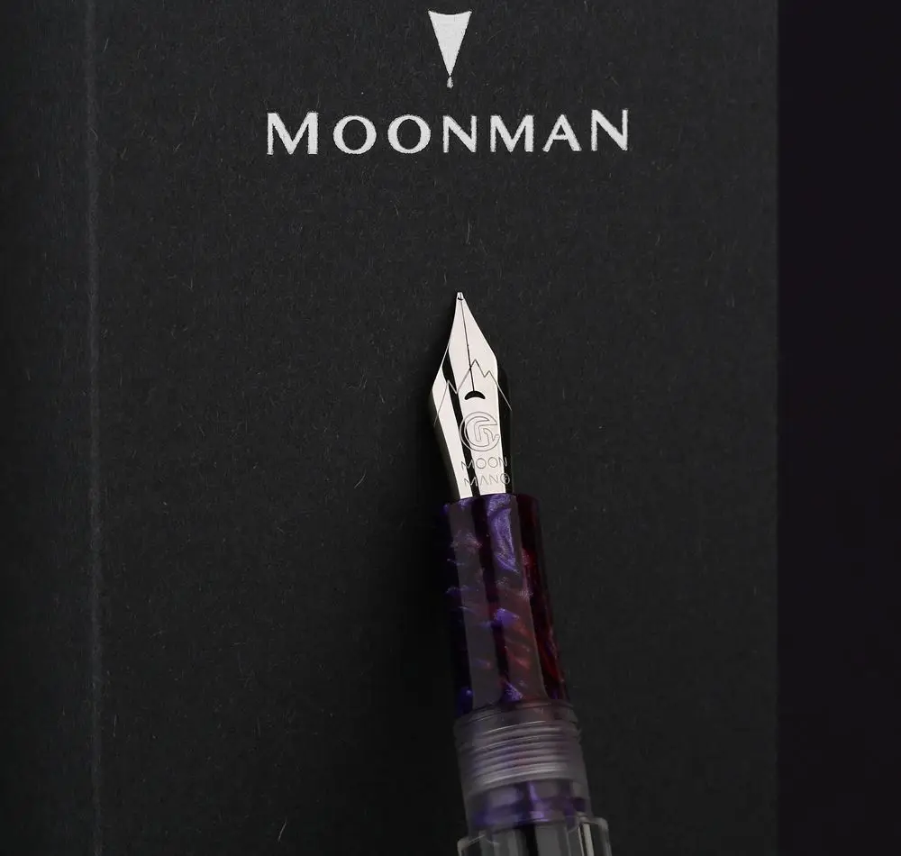 Moonman C1 прозрачный пипетка авторучка F чернильная ручка NIB Оригинальная коробка