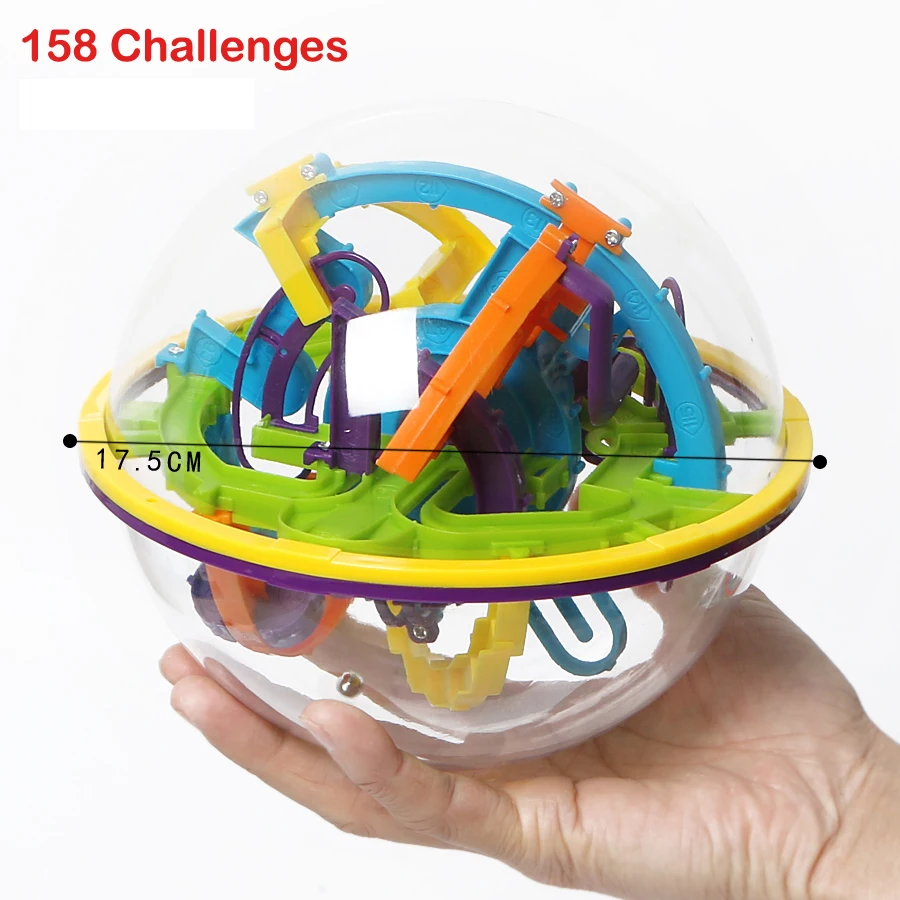 3D головоломка волшебный Perplexus лабиринт интерактивная игра Лабиринт, 99-299 вызовы IQ баланс Развивающие игрушки для детей и взрослых