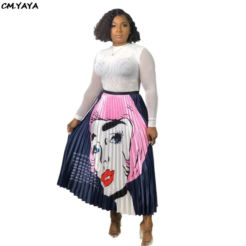 2019 женская летняя винтажная цветная Полосатая юбка с высокой талией до середины