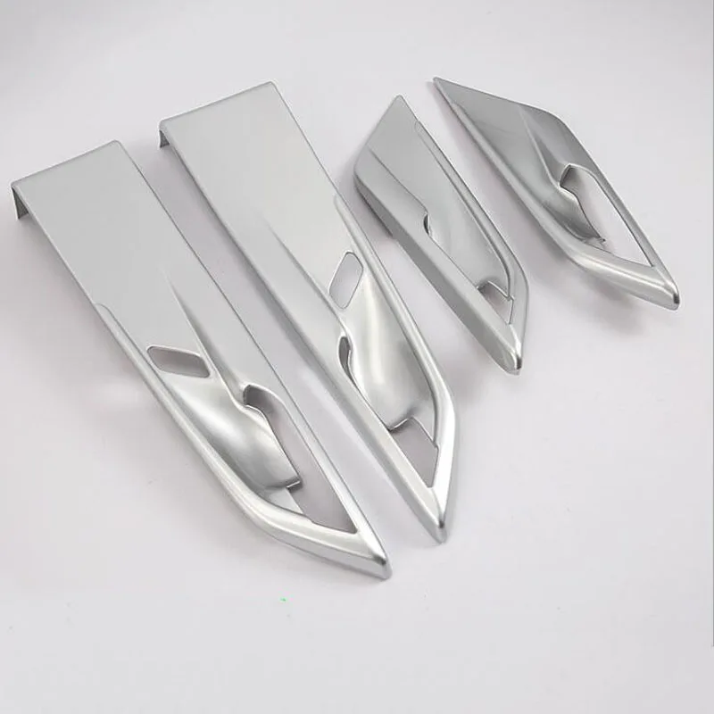 

For BMW 1 Series 2017 4PCS High Quality ABS Chrome Car Armrest Box Inside Door Handles Cover Trim Car Styling Accessories