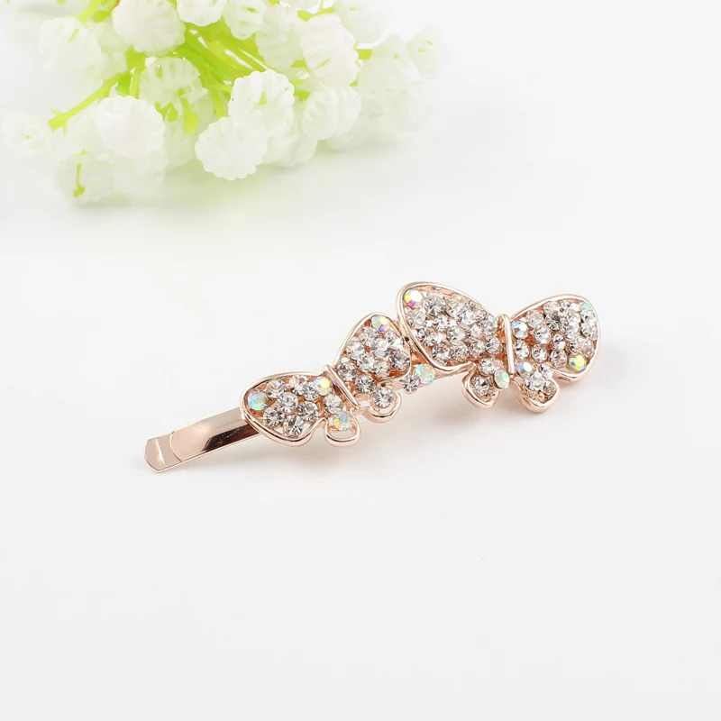 1 шт. заколка-бабочка для волос со стразами | Украшения и аксессуары