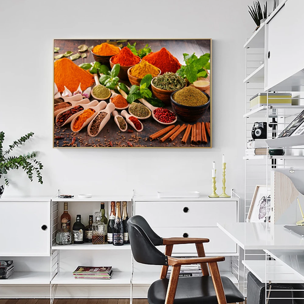 

Posters And Prints Kitchen Condiment Wall Decor Art Canvas Prints Kitchen Theme Art Paintings For Kitchen Room Wall Art Decor