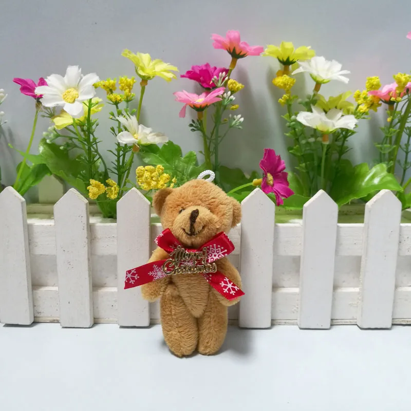 Новинка 8 см 10 шт. милый плюшевый мишка плюшевые игрушки маленькие шарнирные