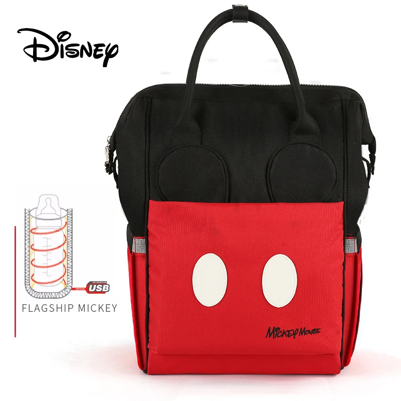 37 Disney бутылочки для кормления Изоляционные сумки USB Ткань Оксфорд сумка для хранения подгузников рюкзак мода водонепроницаемый большой емкости Сумки для подгузников - Цвет: 37