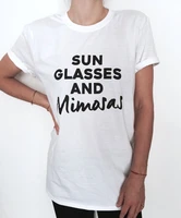 skuggnas new arrival sun glasses and mimosas t shirt tees funny gift idea ladies women tumblr t shirts instagram summer top