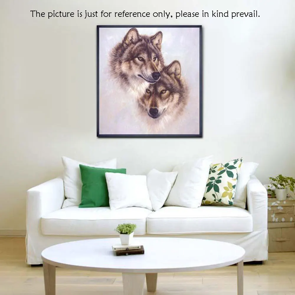 Рукоделие ручной работы Набор для вышивки крестиком вышивания рисунок волка