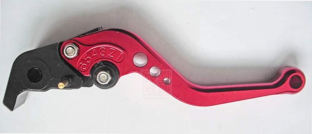 Новый велосипедный мотоцикл рычаги тормоза и сцепления с ЧПУ красного цвета для