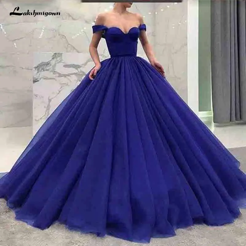 picture color Vestido de Noiva, свадебное платье принцессы, с открытыми плечами, бордовое, королевское, синее бальное платье, свадебное платье, Robe De Mariee - Цвет: picture color