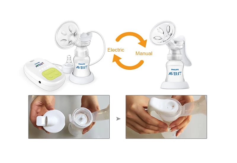 AVENT один ручной молокоотсос Электрический автоматический массаж кормления BPA