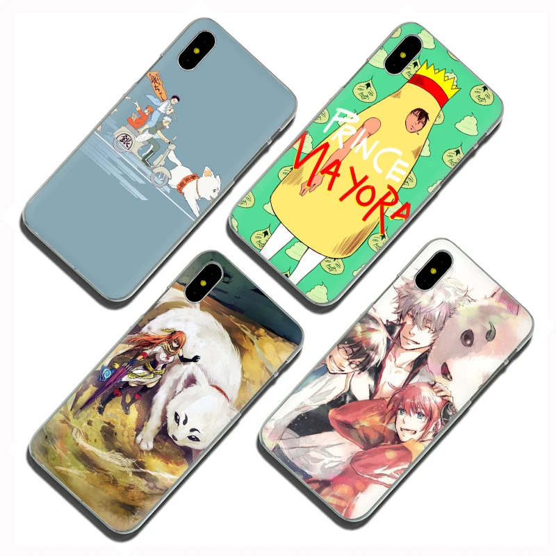 Жесткий чехол для телефона GINTAMA iphone 5 5s 5C SE 2020 6 6s 7 8 plus X XR XS 11 Pro Max|Бамперы| |