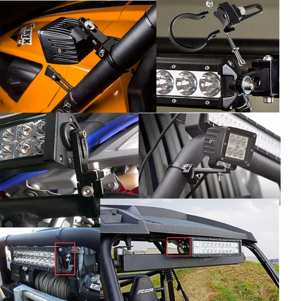 Автомобильный BullBar светодиодный осветительный зажим монтажный кронштейн