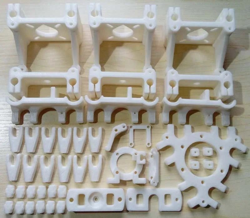 DIY Дельта росток мини 3d принтер пла пластиковые детали Печатный Полный