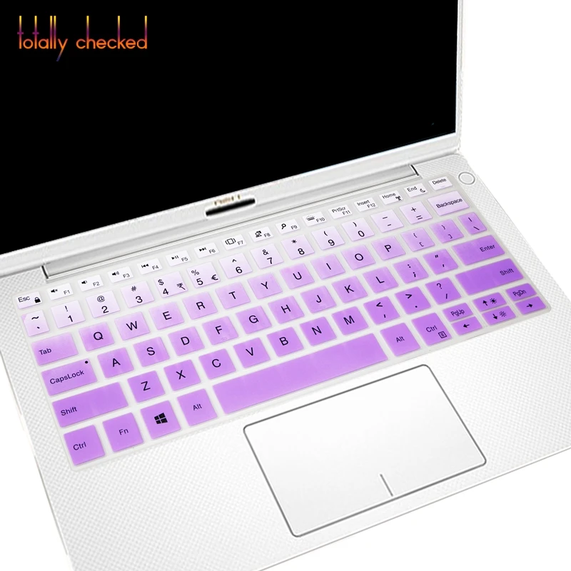 fadepurple Для Dell XPS 13 13-9370 13," 9370 и выпуска DELL XPS 13 9365 13,3" 13 9370 9380 13-9365 XPS13 силиконовая клавиатура кожного покрова - Цвет: fadepurple