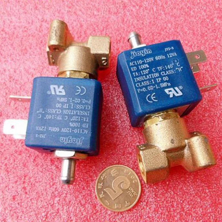 1/8 &quot8 5 мм AC110V 120V Кофе машина Соленоидный клапан катушки Электрический нормально