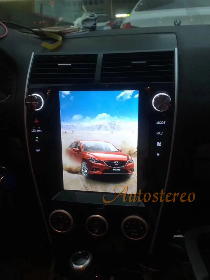 Android 7,1 Tesla стиль автомобиля нет dvd-плеер gps навигация для мазда6 2002-2008 радио магнитофон стерео головное устройство мультимедиа ips