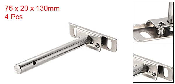 76mm x 20mm x 130mm Uxcell, 2 шт., для дома, на стену, сделай сам, регулируемая глухая полка, плавающие Опорные кронштейны, Скрытое крепление, невидимая плавающая полка, кронштейны - Цвет: 76mm x 20mm x 130mm