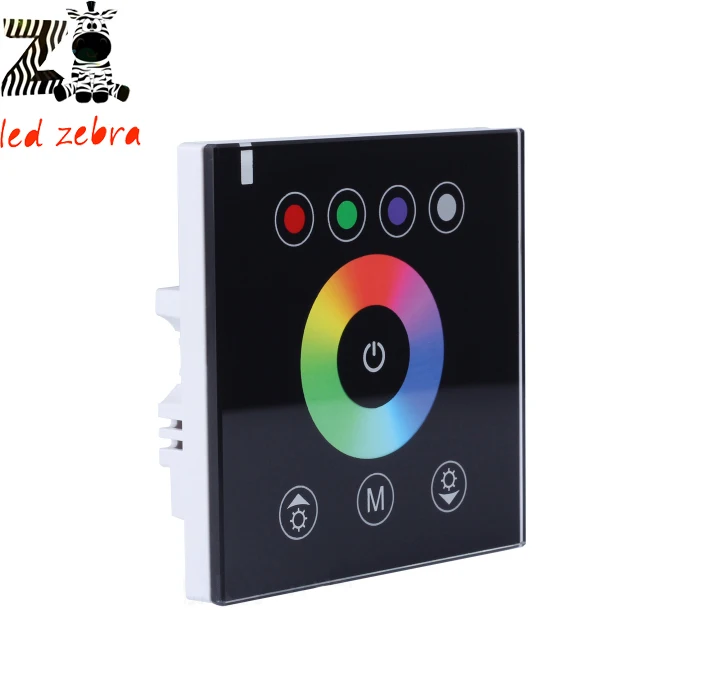 5 м ~ 15 5050SMD rgbw rgbww Светодиодная лента + черная светодиодная Сенсорная панель