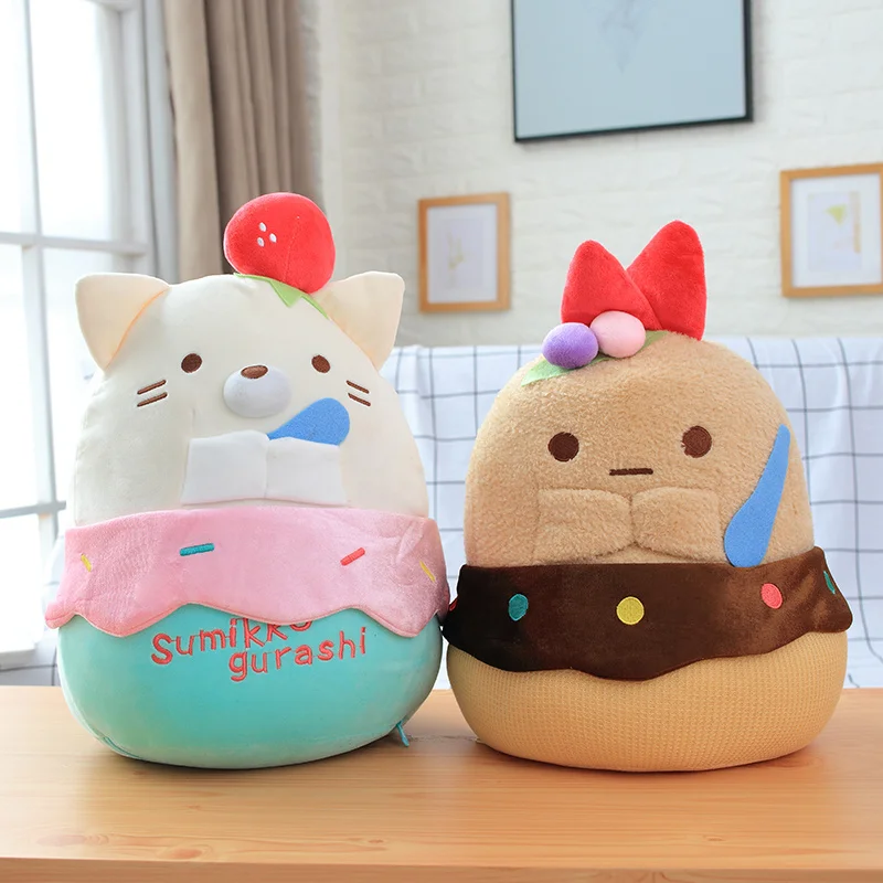 Японская плюшевая угловая био подушка Sumikko Gurashi с мягким фланелевым одеялом