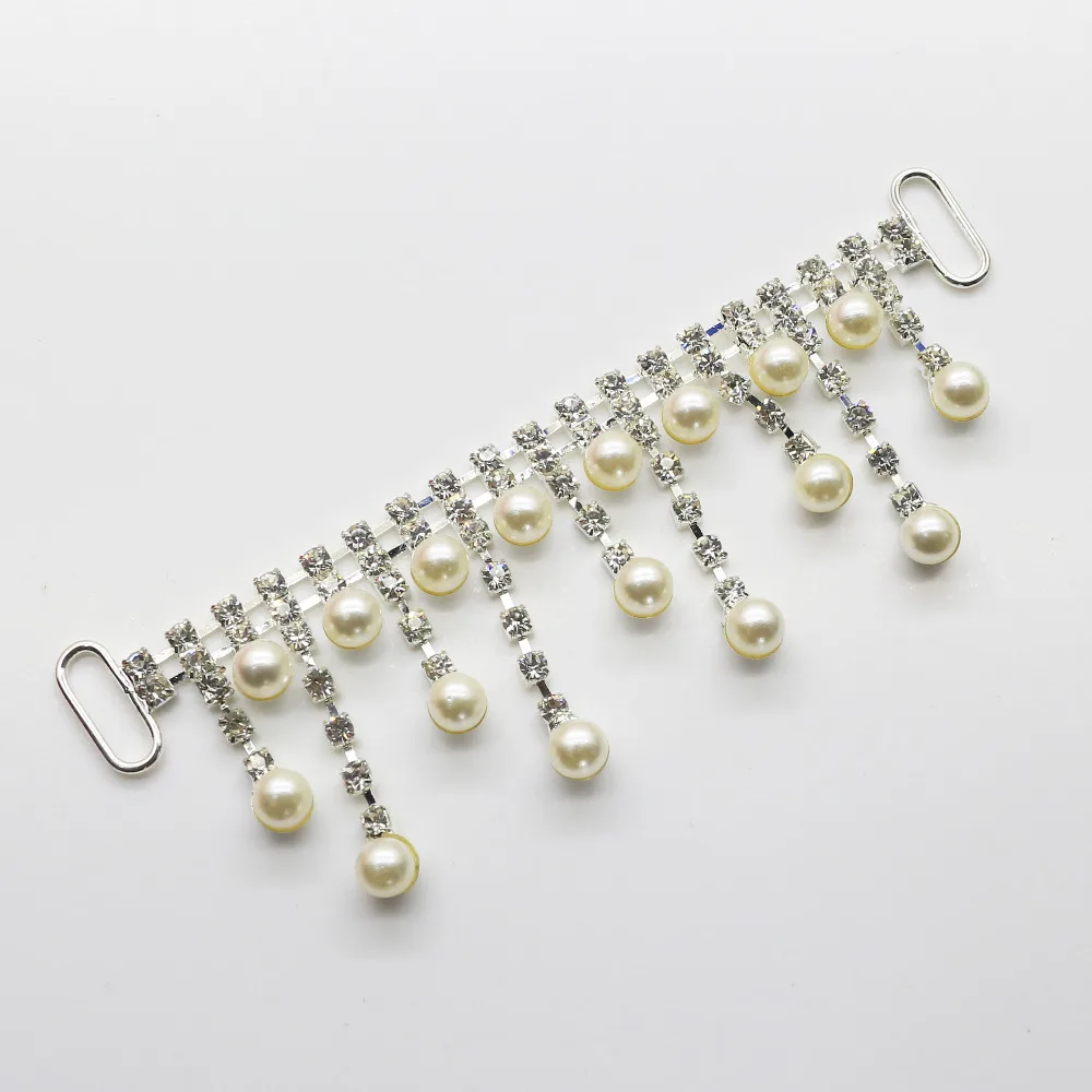 Горячая Распродажа 2 шт. 108 мм жемчужная Стразы Соединительные элементы для