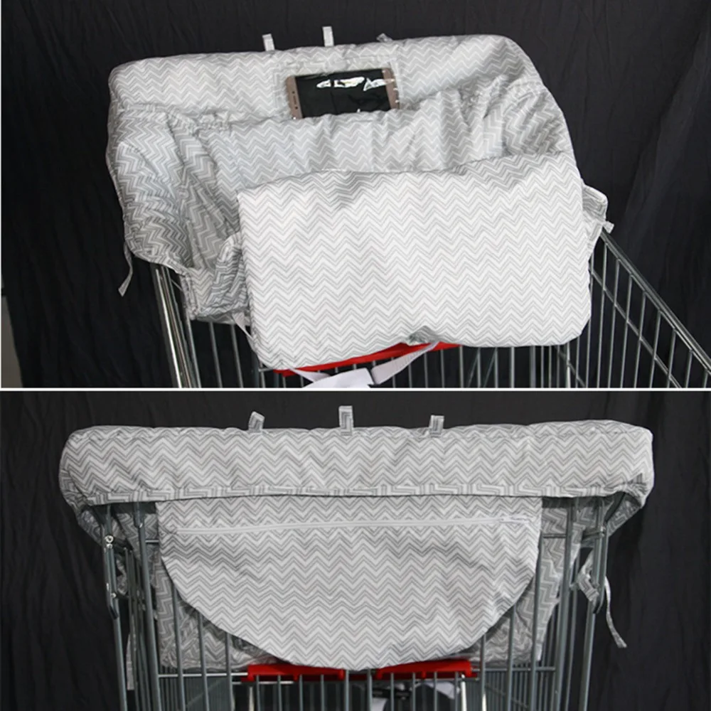 2 в 1 корзина для покупок подушка продуктов коврик тележка ресторана детский стул