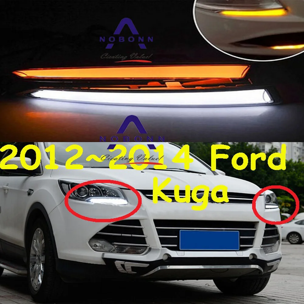 Для Kuga дневного света 2012 ~ 2016 Бесплатная доставка! LED противотуманных фар Aspire EDGE