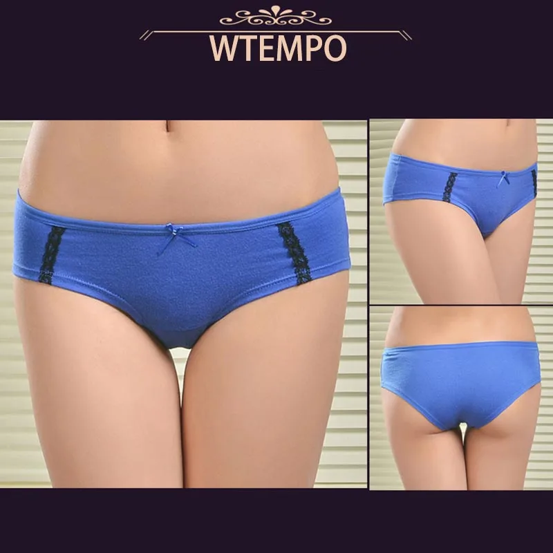 WTEMPO 6 шт./лот трусы брендовые Хлопковые женские стринги сексуальное женское белье