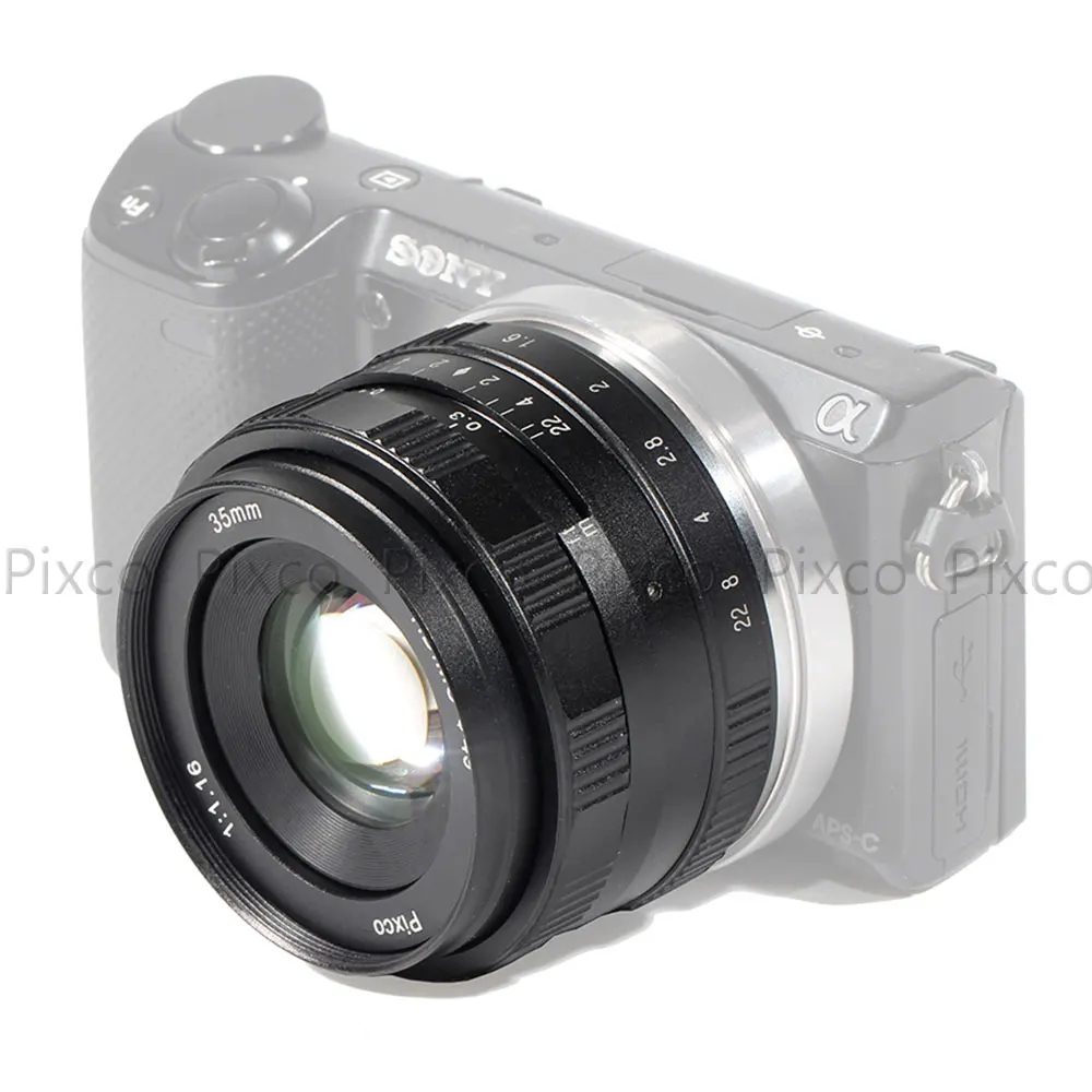 35 мм F/1 6 для Sony E Fujifilm FX Micro 4/3 EO S.M Крепление объектива с большой диафрагмой HD MC