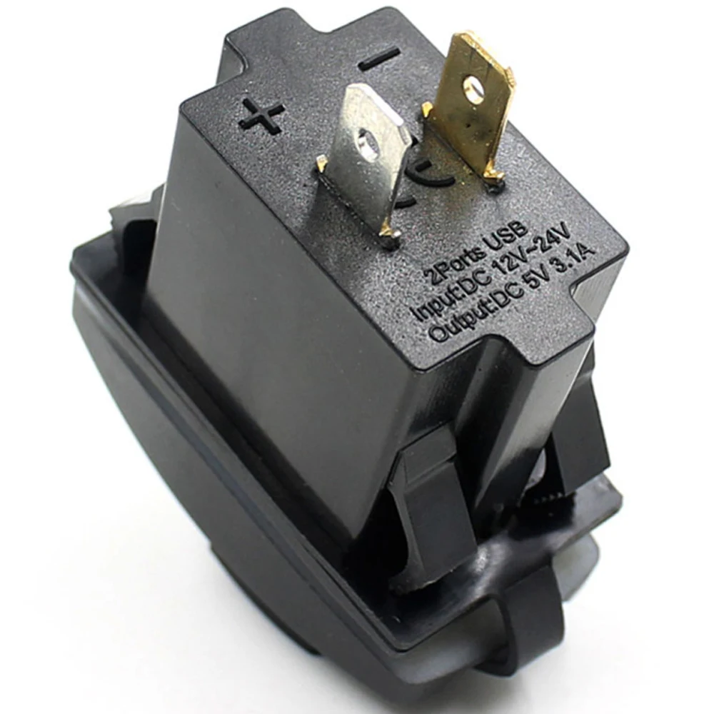 ALLOYSEED 5V 3.1A Выход Dual USB штыревой частью соединения Зарядное устройство Мощность