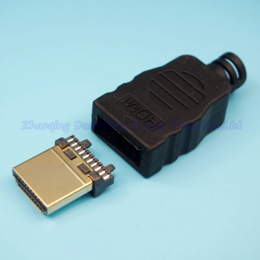 30 компл./лот 2 в 1 сварочный Тип HDMI Штекерный разъем с пластиковой оболочкой |