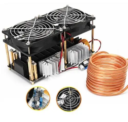 2500W ZVS Induction Heater Heating PCB Board High frequency Machine Melted Metal + 48VCoil Mayitr | Инструменты