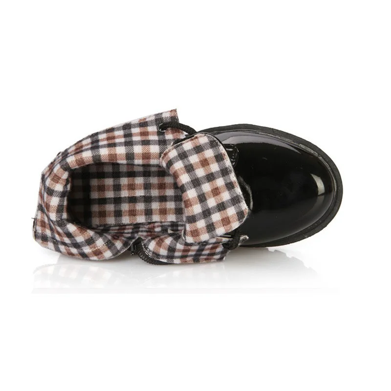 Зимние Детские кожаные водонепроницаемые мотоциклетные ботинки детские Martin