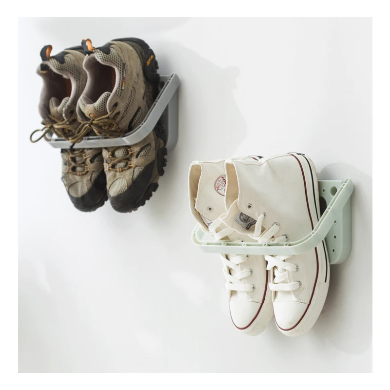 1 шт. Пластиковая полка для обуви витрины шкафа органайзер настенная стойка