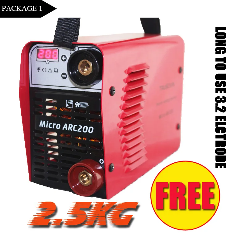 Сварочный аппарат 220 В портативный DIY Мини IGBT инвертор DC микро MMA Сварочное оборудование/Сварщик/сварочные инструменты с аксессуарами - Цвет: Package -1