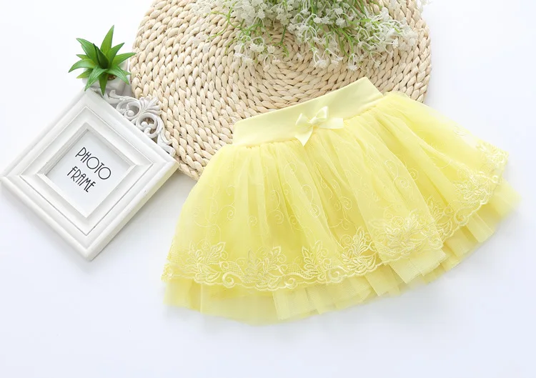 Лидер продаж пышная шифоновая юбка-пачка для девочек Однотонная танцевальная