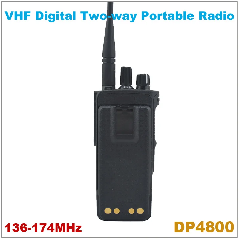Оригинальная Портативная радиостанция DP4800 VHF 136 174 МГц цифровая портативная рация