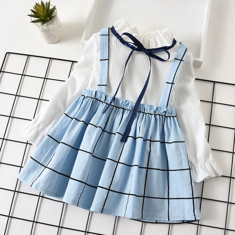 Baby Girls Clothing Spring Toddler Dress Cotton Full Sleeve Girl Plaid Kids Clothes | Детская одежда и обувь