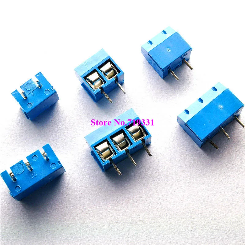 10 шт./лот KF301 5.0 2P 3P шаг 5 0 мм прямой контакт 4P винт PCB клеммный блок разъем