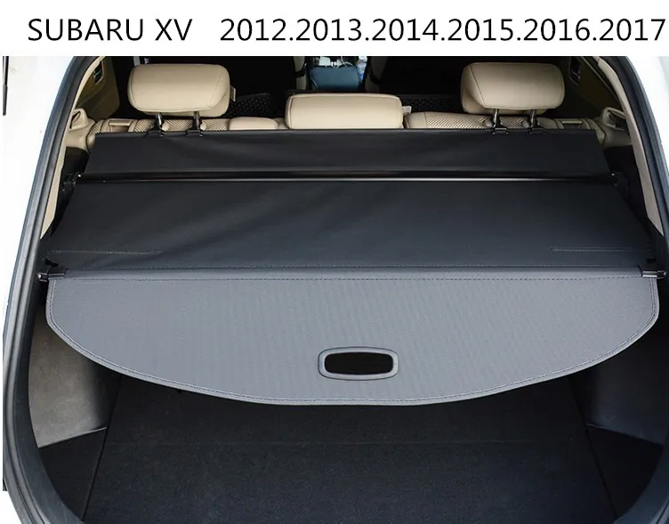 

For SUBARU XV 2012 2013 2014 2015 2016 Rear Trunk Cargo Cover Security Shield Screen shade High Qualit Car Accessories