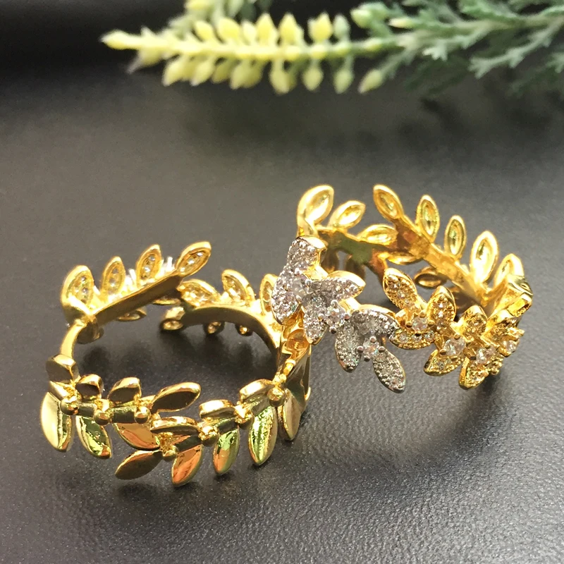 Lanyika Fashion Jewelry Fresh Graceful leaf gold ingot Micro Plated Party Earrings Anniversary Romantic Bridal Daily Best Gift | Украшения