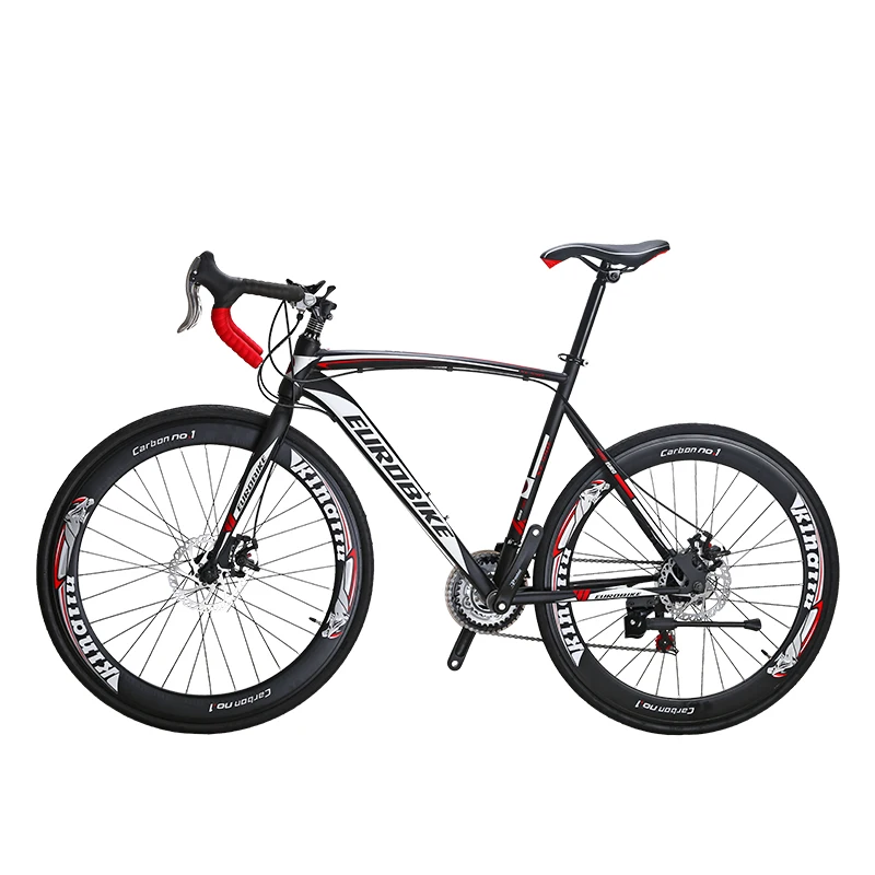 EUROBIKE 21 скоростной 700C дорожный велосипед двойной дисковый тормоз рама размер 54 см