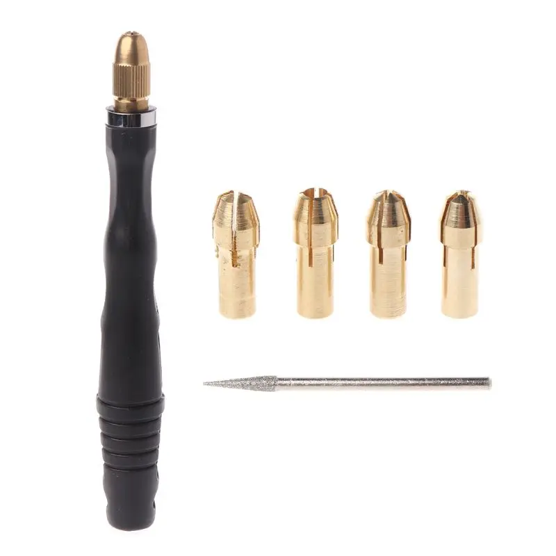 Многофункциональный набор ручек с иглой и 4 латунными патронами для ручной