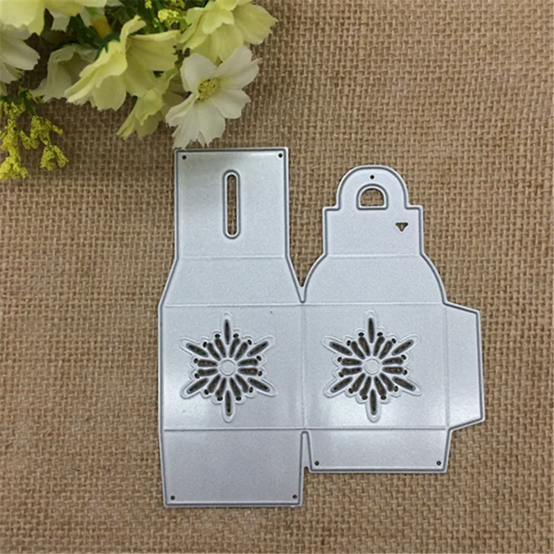 Милая коробка для конфет металлические режущие штампы Трафаретный Скрапбукинг