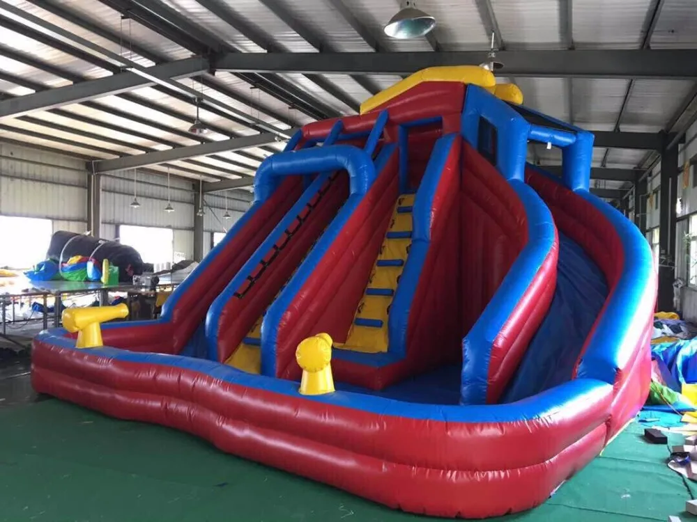 Фабричный надувной город батут надувная горка для бассейна|slide pool|slide inflatabletrampoline
