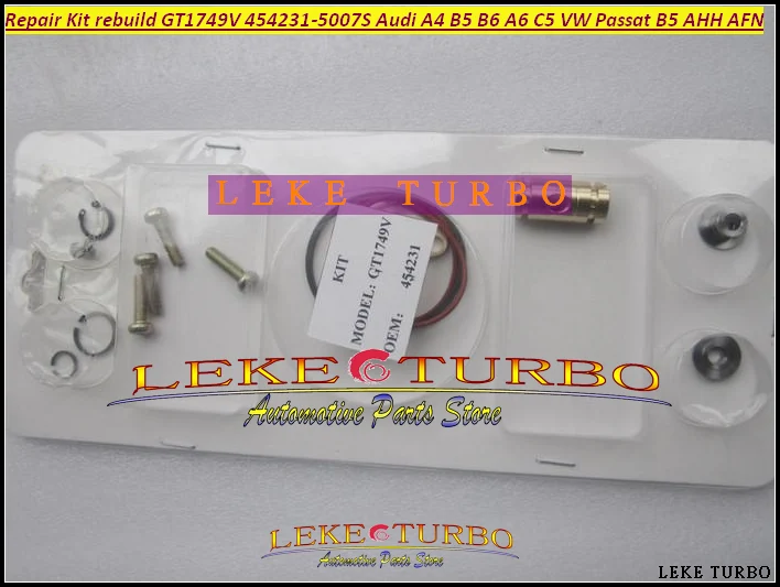 Ремонтный комплект Turbo ремонтные наборы GT1749V 454231 5007S 028145702H для AUDI A4 B5 B6 A6 C5 VW Passat AVB