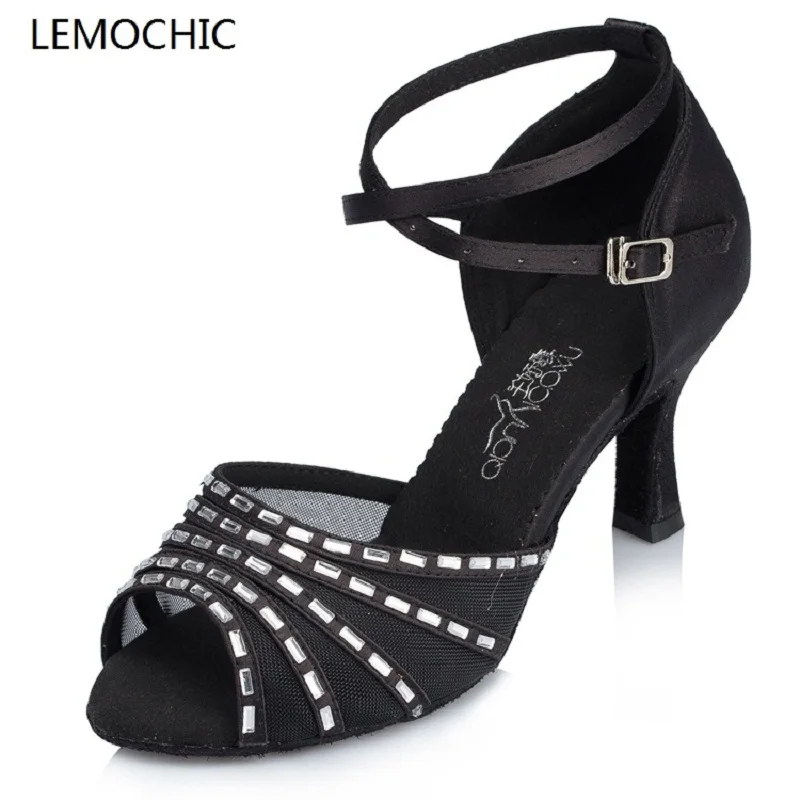 Lemochic Леди Бальные Латинской Джаз живота ча-ча танцы бальные самба румба полюс