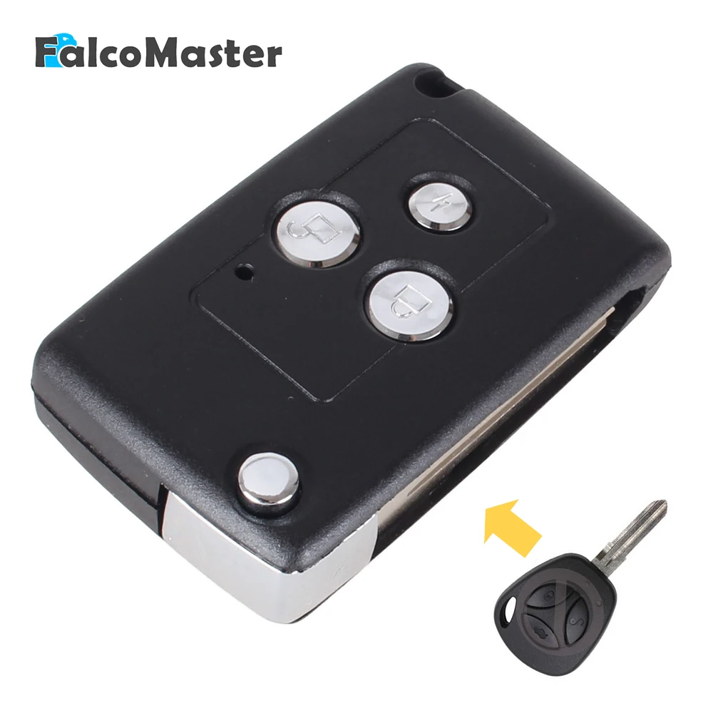 Сменный переключатель 3 кнопки раскладной дистанционный чехол для ключей