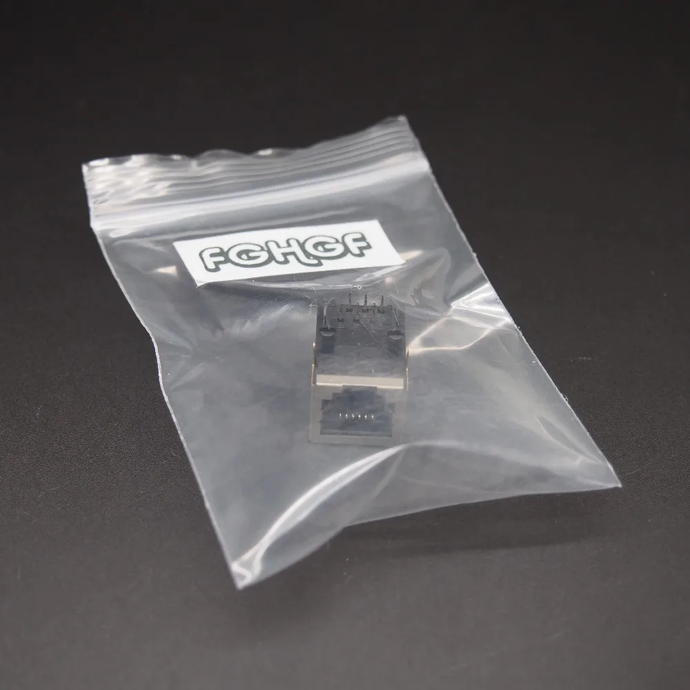 50 шт. RJ11 телефонный Модульный сетевой разъем гнездо 56 6P6C Разъем Lan