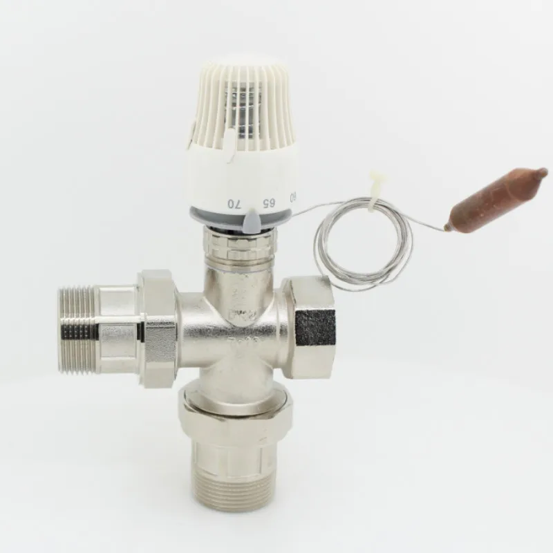 Термостатический клапан радиатора с регулируемой системой обогрева пола 30 70