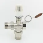 Термостатический клапан радиатора системы теплого пола, регулируемый на 30-70 градусов, пульт дистанционного управления M30 * 1,5, 3-ходовой клапан DN15, DN20, DN35, DN32